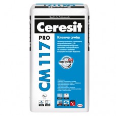 Эластичная клеящая смесь для натурального камня Ceresit CM 117 pro 27кг