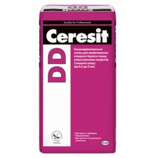 Для выравнивания бетонных цементно-песчаных оснований 0,5-5 мм Ceresit DD 25 кг
