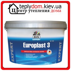 Износостойкая латексная краска Dufa Europlast 3 DE103, 10 л