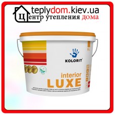 Матовая латексная краска Interior Luxe, базис "C", 9 л