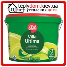 Полуматовая водно-дисперсионная акрилатная краска для деревянных фасадов Villa Ultima, базис "VVA", 9 л