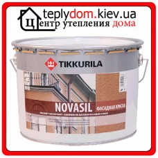 Щелочестойкая фасадная краска на акрилатной основе Novasil (Новасил), базис "MRA", 9 л
