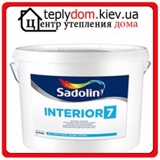 Матовая латексная краска Sadolin Interior 7, 10 л