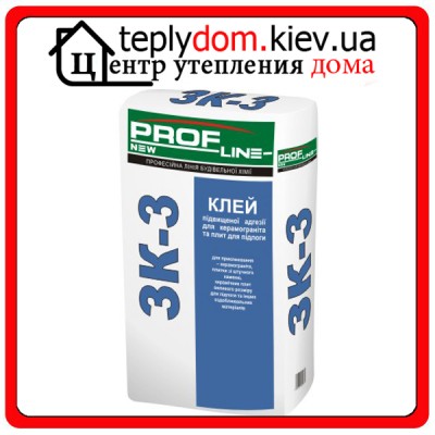 Profline NEW ЗК-3 Клей для плитки ГРЕС, 25 кг