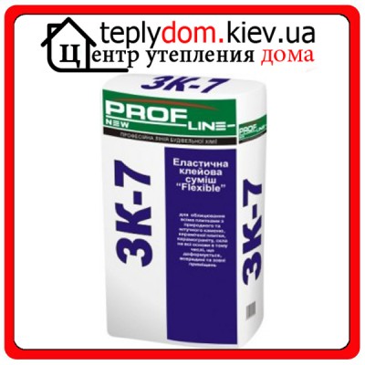 Profline NEW ЗК-7 Клеевая смесь для плитки Эластичная "Flexible", 25 кг