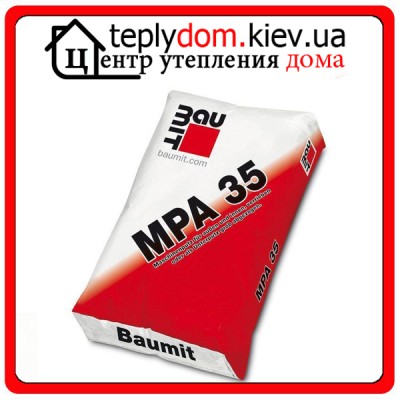 MPA-35 цементно-известковая штукатурная смесь для наружных работ 25 кг